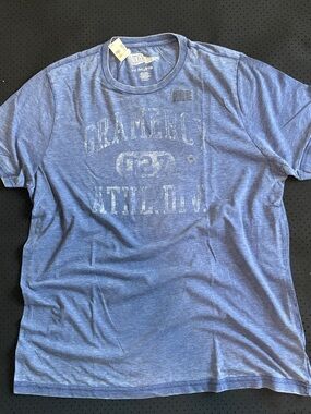 NWT Aeropostale XXL Men's Blue Graphic Athletic Tee